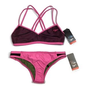 Speedo Turnz 2 Piece Mesh Endurance Swim Suit NEW!